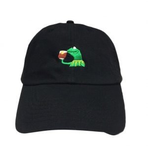 KERMIT NONE OF MY BUSINESS UNSTRUCTURED DAD HAT CAP FROG TEA LEBRON JAMES NEW casquette kenye west ye bear dad cap Big Daddy hat